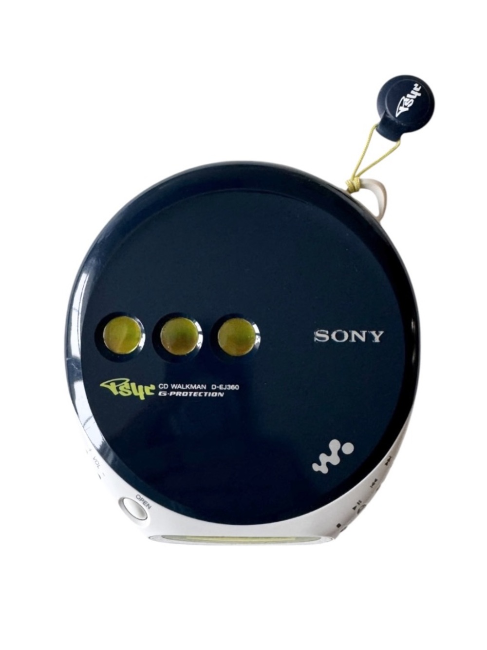 SONY PSYC D-EJ360 Portable CD Player Walkman G Protection CD-R/RW Playback
Blue